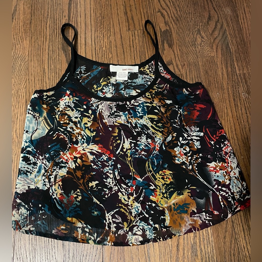 Multicolor Crop Top